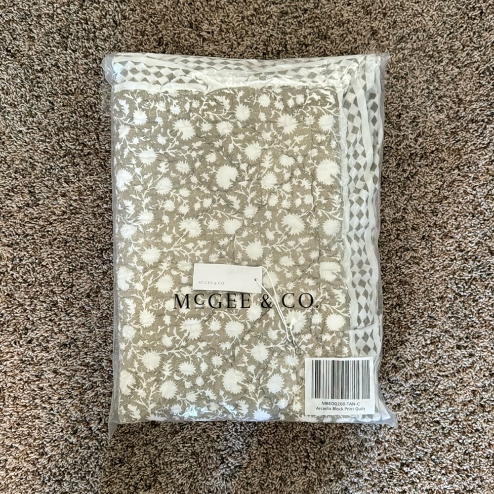 McGee & Co. Arcadia Block Print Quilt